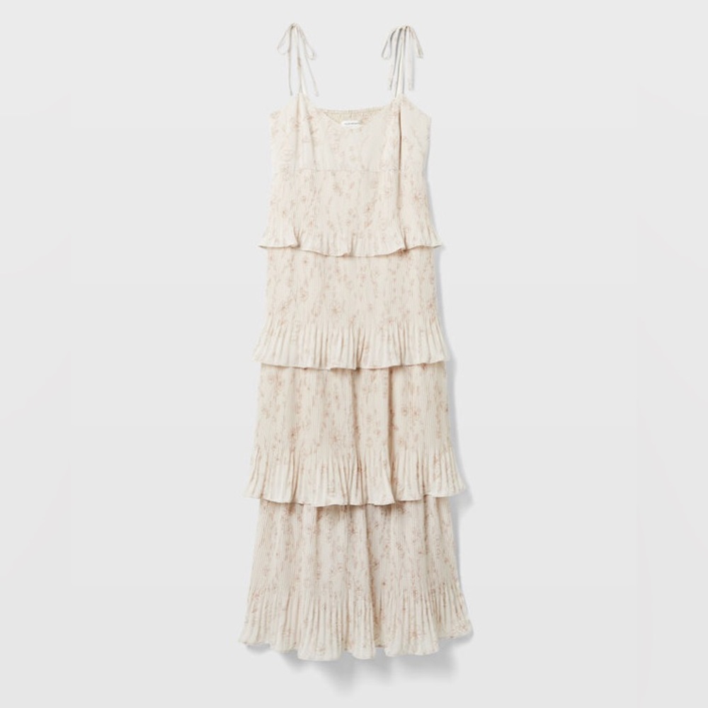 Club Monaco Pleated Tiers Occasion Dress